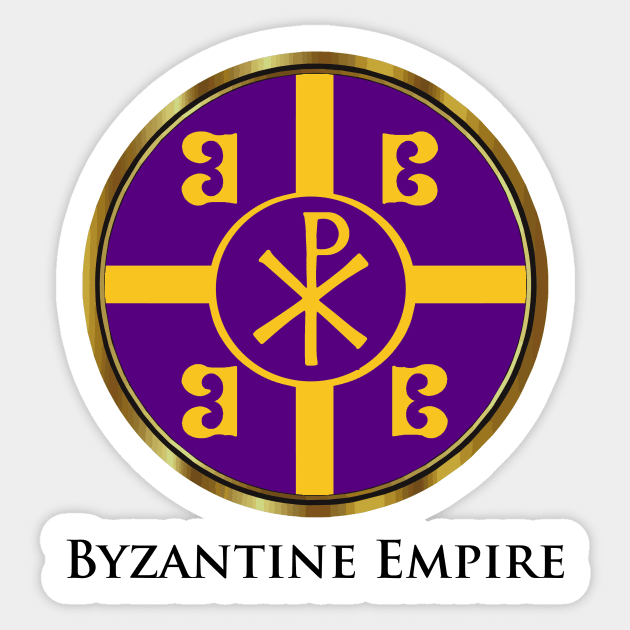 BYZANTINE EMPIRE LOGO Sticker by theanomalius_merch